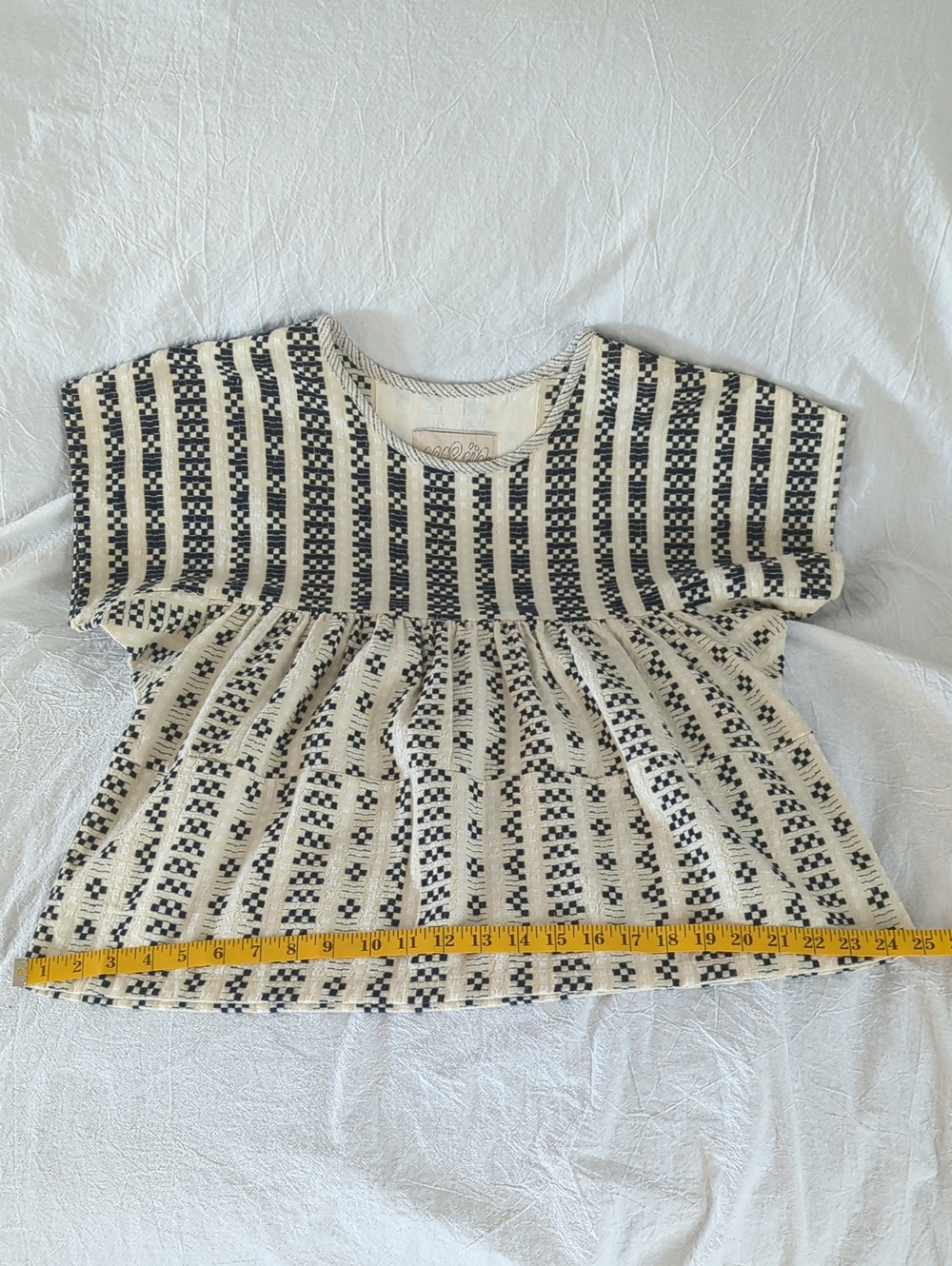Ace & Jig Marfa Top in Charm Size Medium M Geometric Boho Crop - Picture 8 of 8